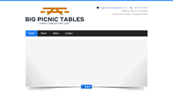 Desktop Screenshot of bigpicnictables.com
