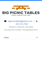 Mobile Screenshot of bigpicnictables.com